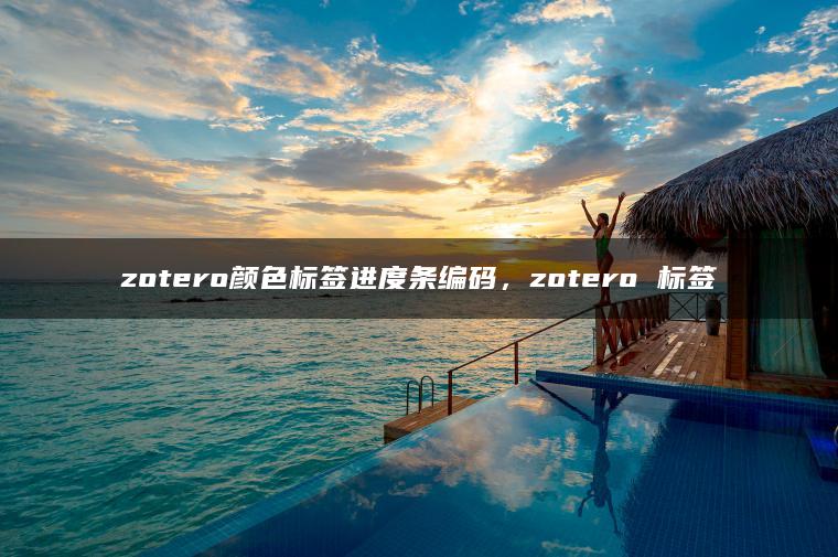 zotero颜色标签进度条编码，zotero 标签